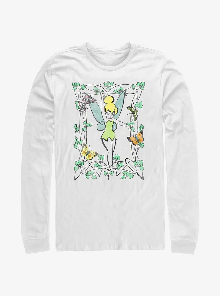 Disney Tinker Bell Illustration Long Sleeve T-Shirt