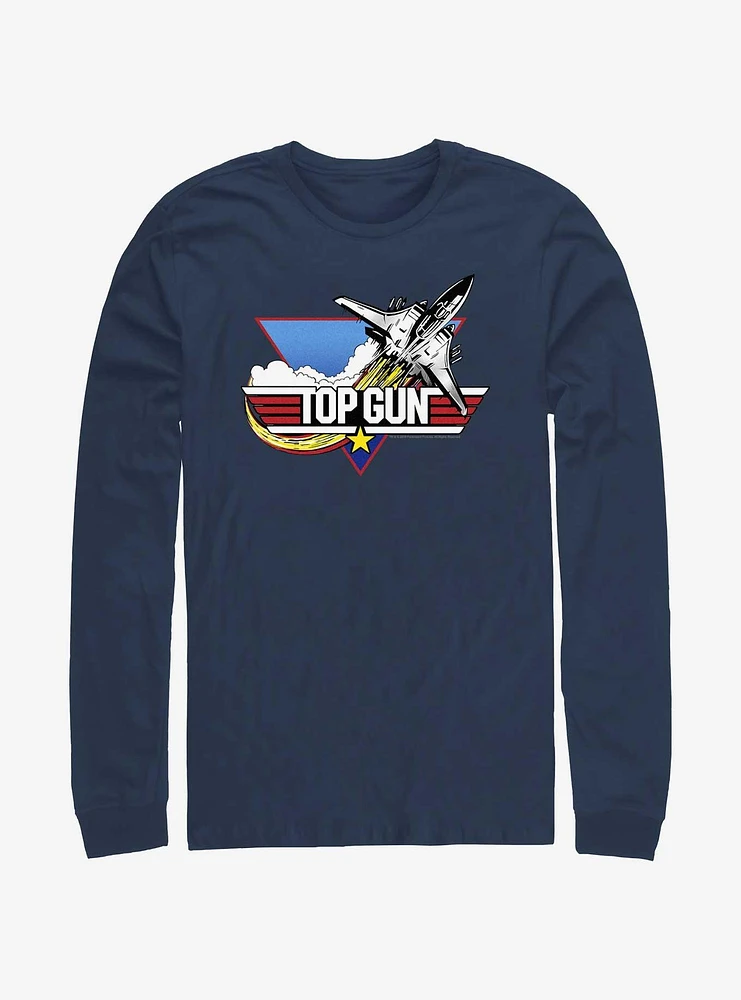 Top Gun Logo Long Sleeve T-Shirt