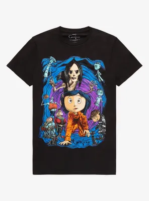 Coraline Spiral Tunnel Character T-Shirt