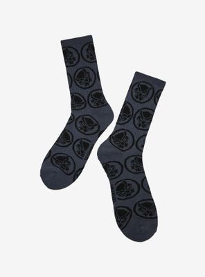 Marvel Black Panther Allover Print Crew Socks - BoxLunch Exclusive