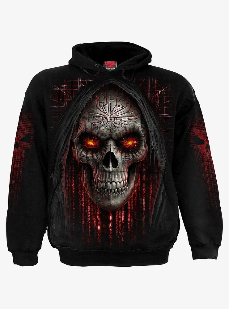 Cyber Death Black Hoodie