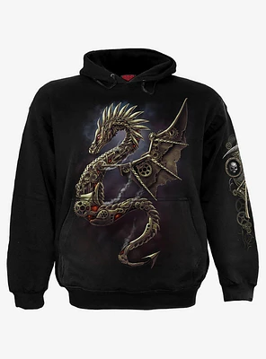 Dragon Cogs Black Hoodie