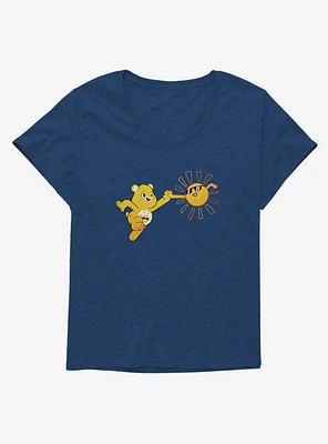 Care Bears Funshine Bear High Five Girls T-Shirt Plus