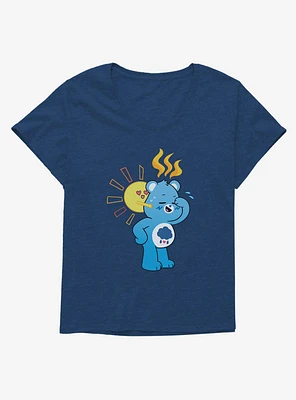 Care Bears Grumpy Bear Sweat Girls T-Shirt Plus