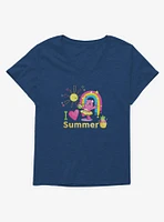 Care Bears I Love Summer Cheer Girls T-Shirt Plus