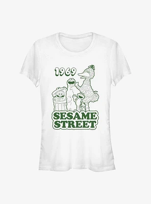 Sesame Street 1969 Group Girls T-Shirt