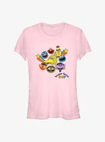 Sesame Street 1969 Heads Girls T-Shirt