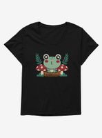 Kissy Frog Womens T-Shirt Plus