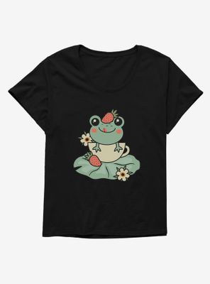 Yummy Frog Womens T-Shirt Plus
