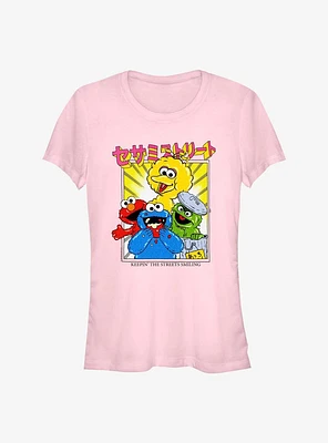 Sesame Street Anime Streets Girls T-Shirt