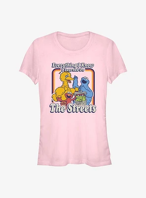 Sesame Street Everything I Know Girls T-Shirt