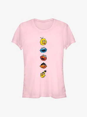 Sesame Street Iconic Faces Girls T-Shirt