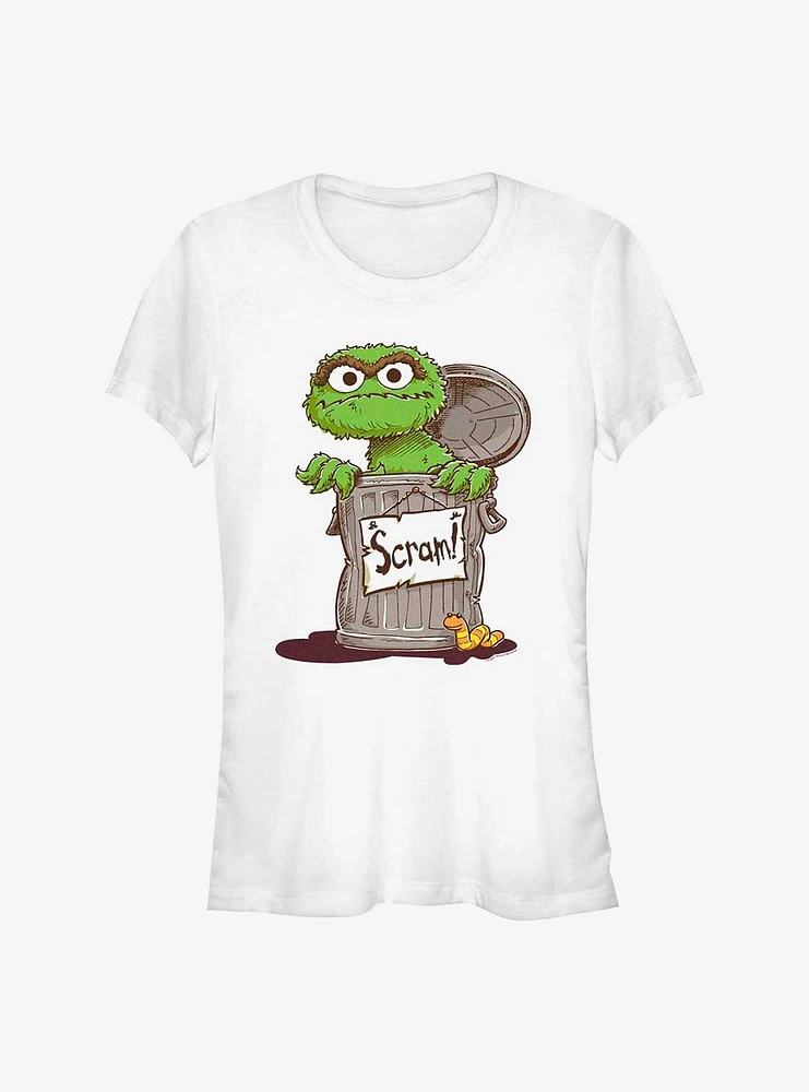 Sesame Street Oscar Scram Girls T-Shirt