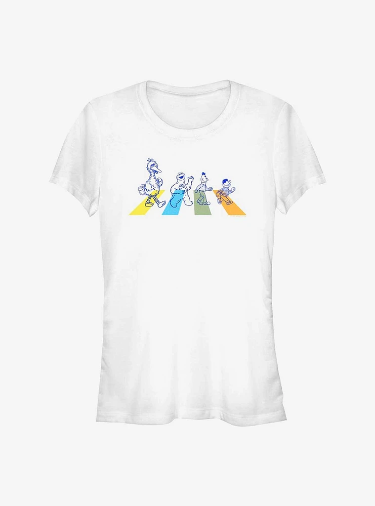 Sesame Street Team Walking Girls T-Shirt