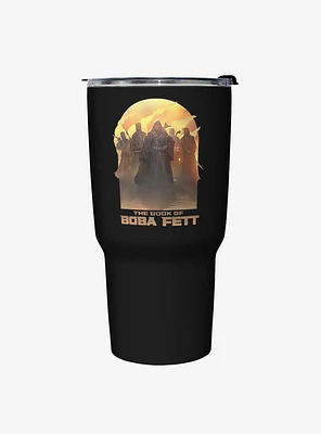 Star Wars The Book of Boba Fett Leading By Example Black Stainless Steel Travel Mug