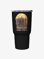 Star Wars The Book of Boba Fett Leading By Example Black Stainless Steel Travel Mug