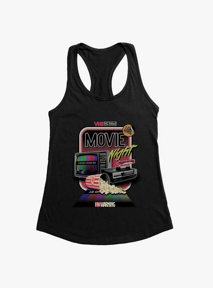 Retro Movie Night Girls Tank