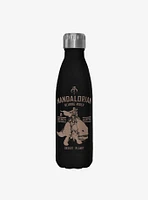 Star Wars The Mandalorian Blurrg Rider Black Stainless Steel Water Bottle