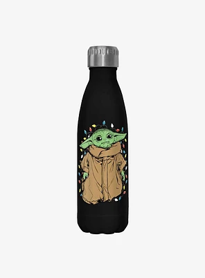 Star Wars The Mandalorian Tangled Black Stainless Steel Water Bottle