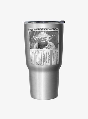 Star Wars Words Of Wisdom Stainless Steel Travel Mug