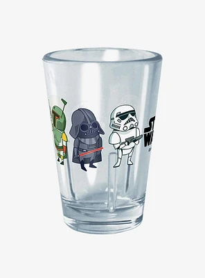 Star Wars Doodles Mini Glass