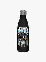 Star Wars Classic Battle Black Stainless Steel Water Bottle