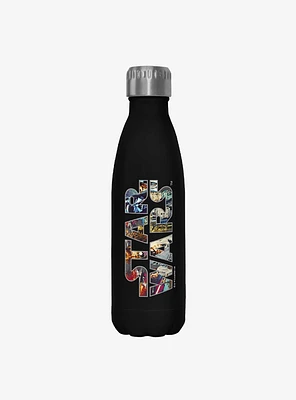 Star Wars Epic Logo Black Stainless Steel Water Bottle