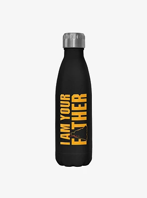 Star Wars Fathers Day Black Stainless Steel Water Bottle