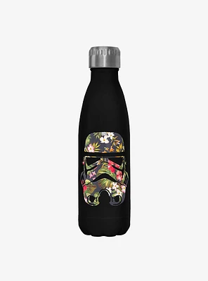 Star Wars Flower Storm Black Stainless Steel Water Bottle