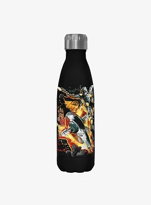 Star Wars Force Hunter Black Stainless Steel Water Bottle
