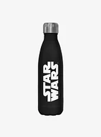 Star Wars Simplest Logo Black Stainless Steel Water Bottle