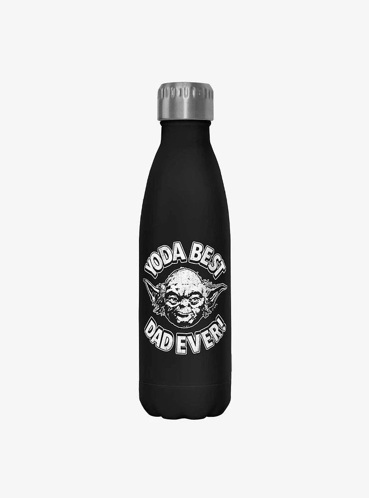 Star Wars Yoda Best Black Stainless Steel Water Bottle