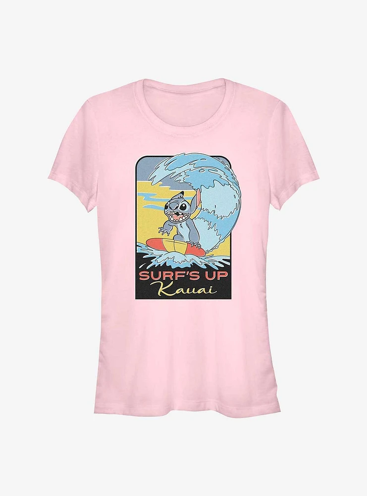 Disney Lilo & Stitch Surf's Up Kauai Girls T-Shirt