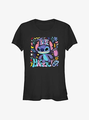 Disney Lilo & Stitch Trouble Maker Girls T-Shirt