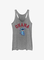 Disney Lilo & Stitch Ohana Collegiate Girls Tank