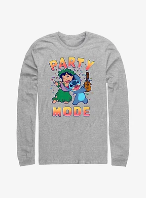 Disney Lilo & Stitch Party Mode Long-Sleeve T-Shirt