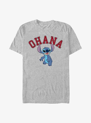 Disney Lilo & Stitch Ohana Collegiate T-Shirt