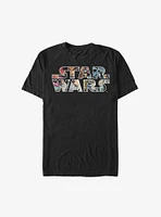 Star Wars Epic Collage Logo T-Shirt