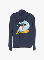 Disney Lilo & Stitch Kaikana Cowl Neck Long-Sleeve Top