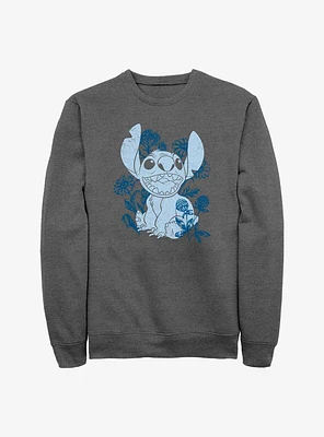 Disney Lilo & Stitch Floral Sketch Sweatshirt