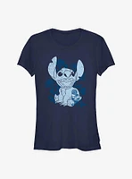 Disney Lilo & Stitch Floral Sketch Girls T-Shirt