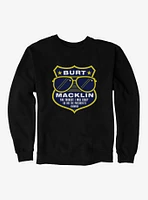 Parks And Recreation Burt Macklin Badge Sweatshirt