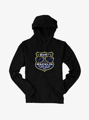 Parks And Recreation Burt Macklin Badge Hoodie