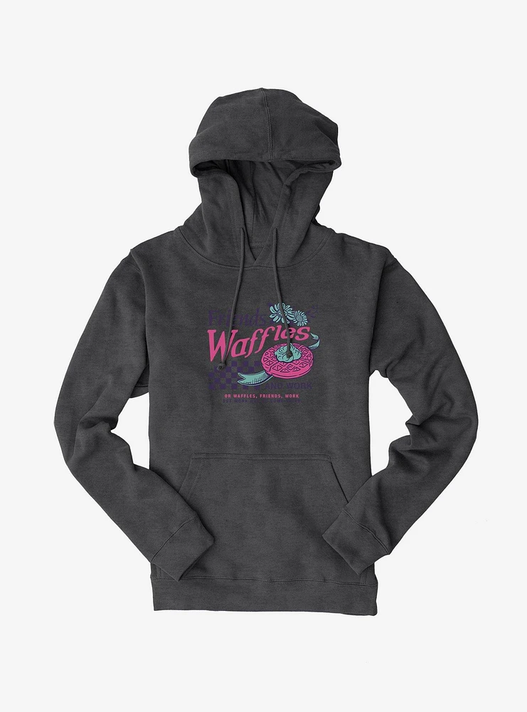 Parks And Recreation Friends Waffles Work Hoodie