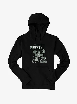 Parks And Recreation Pawnee Map Hoodie