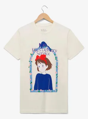 Studio Ghibli Kiki's Delivery Service Floral Kiki Portrait Women's T-Shirt - BoxLunch Exclusive