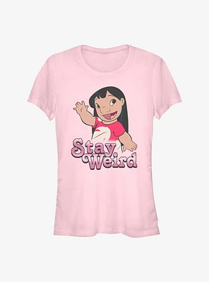 Disney Lilo & Stitch Stay Weird Girls T-Shirt