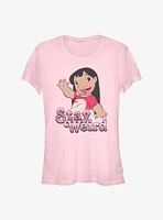 Disney Lilo & Stitch Stay Weird Girls T-Shirt