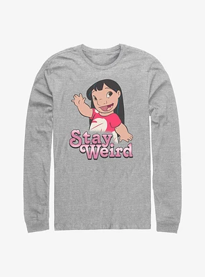 Disney Lilo & Stitch Stay Weird Long-Sleeve T-Shirt