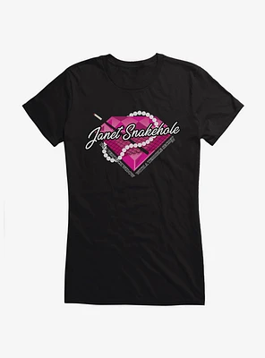 Parks And Recreation Janet Snakehole Girls T-Shirt